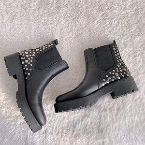 Sam Edelman NWOT Jayln Platform Chelsea Boot, Black Leather, Size 6.5M